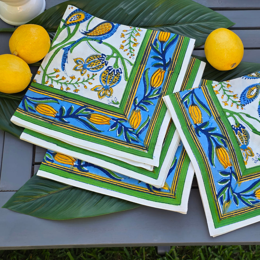Monet’s Kitchen — Cotton Napkins (Set of 4)