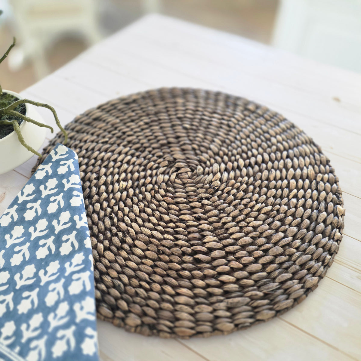 View of Essential Weave Natural Fiber Braided Placemats – Welcome Decor & More