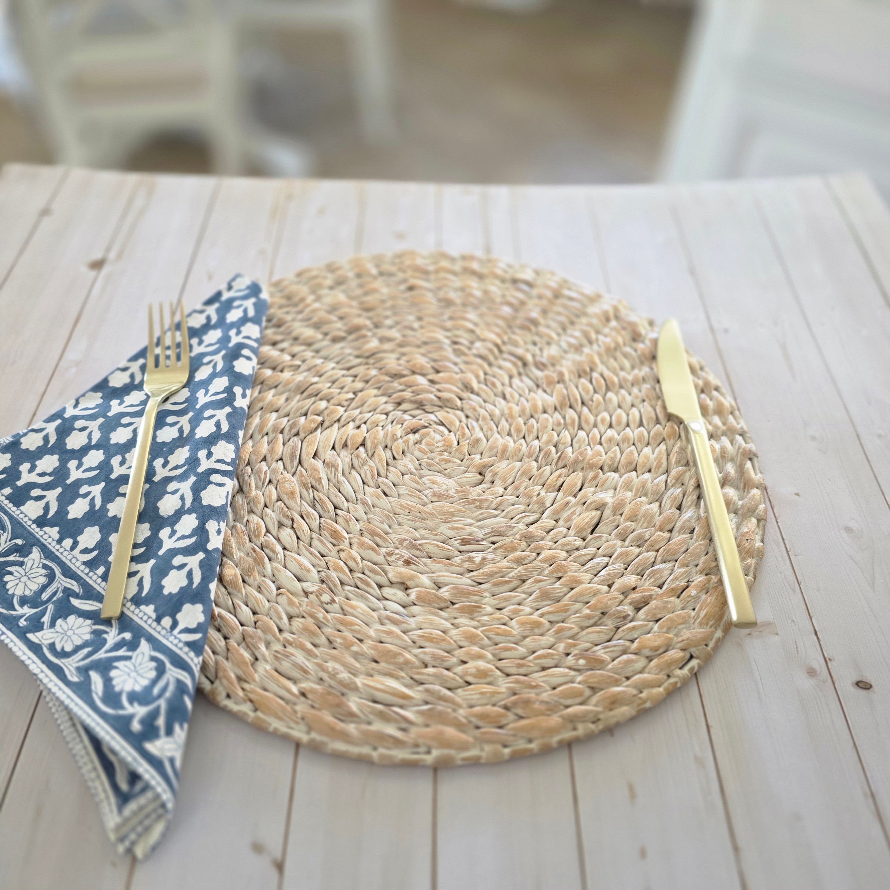 Essential Weave Natural Fiber Braided Placemats