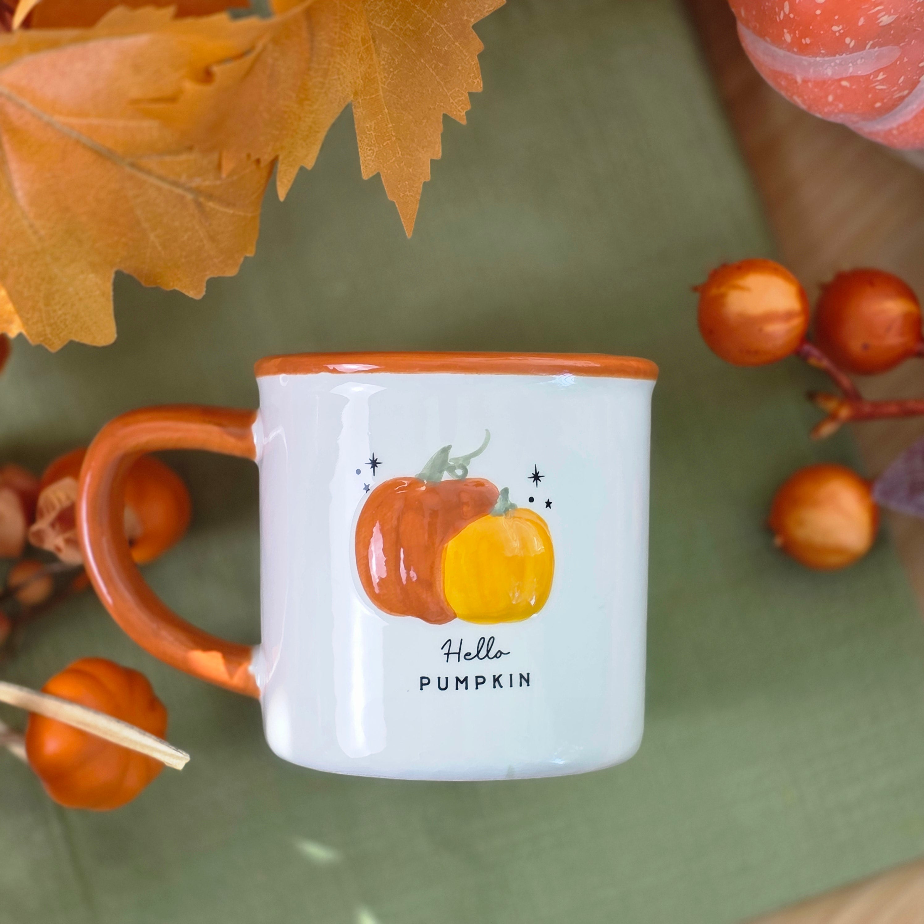 Hello Pumpkin Stoneware Mug