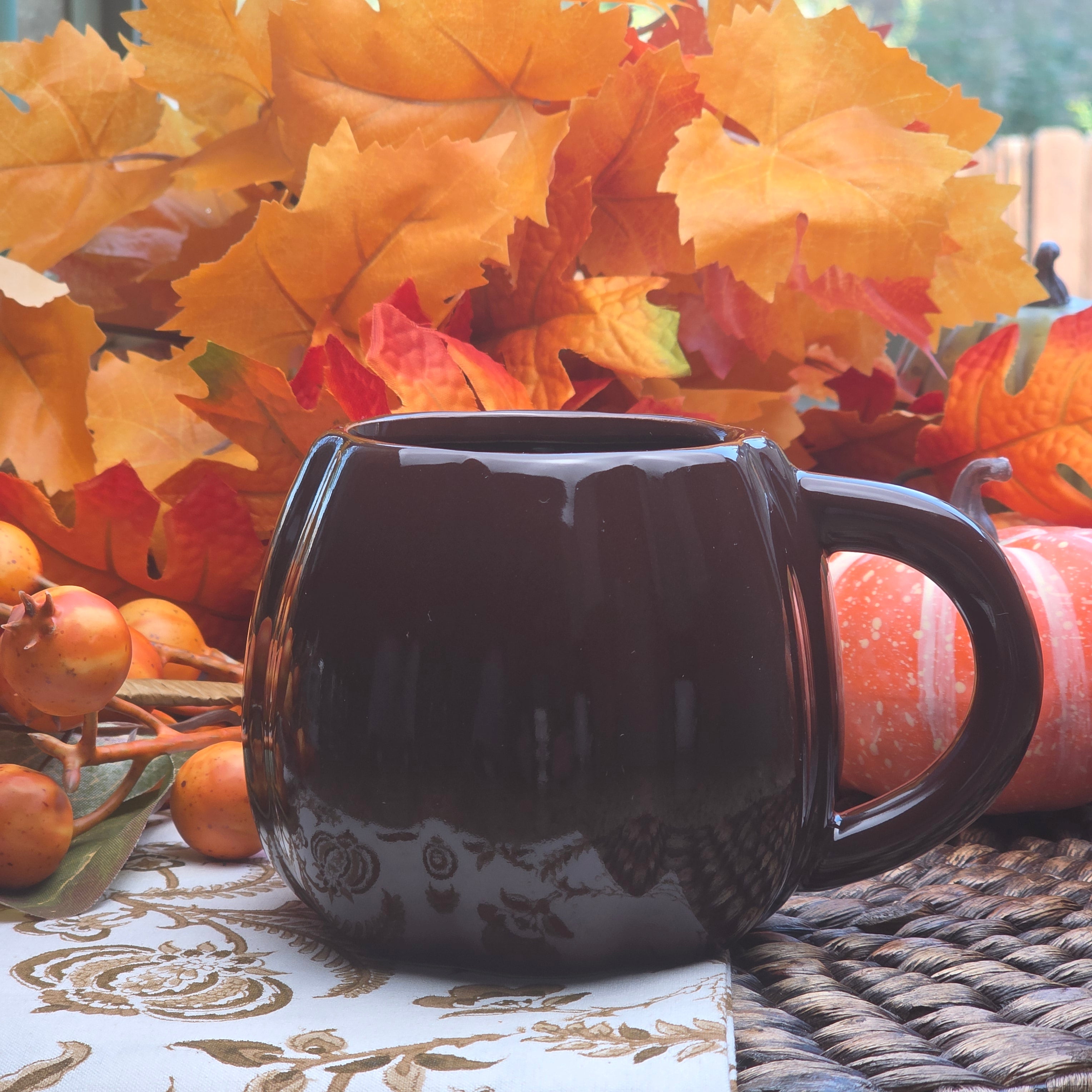 Autum Brown Pumpkin Mug