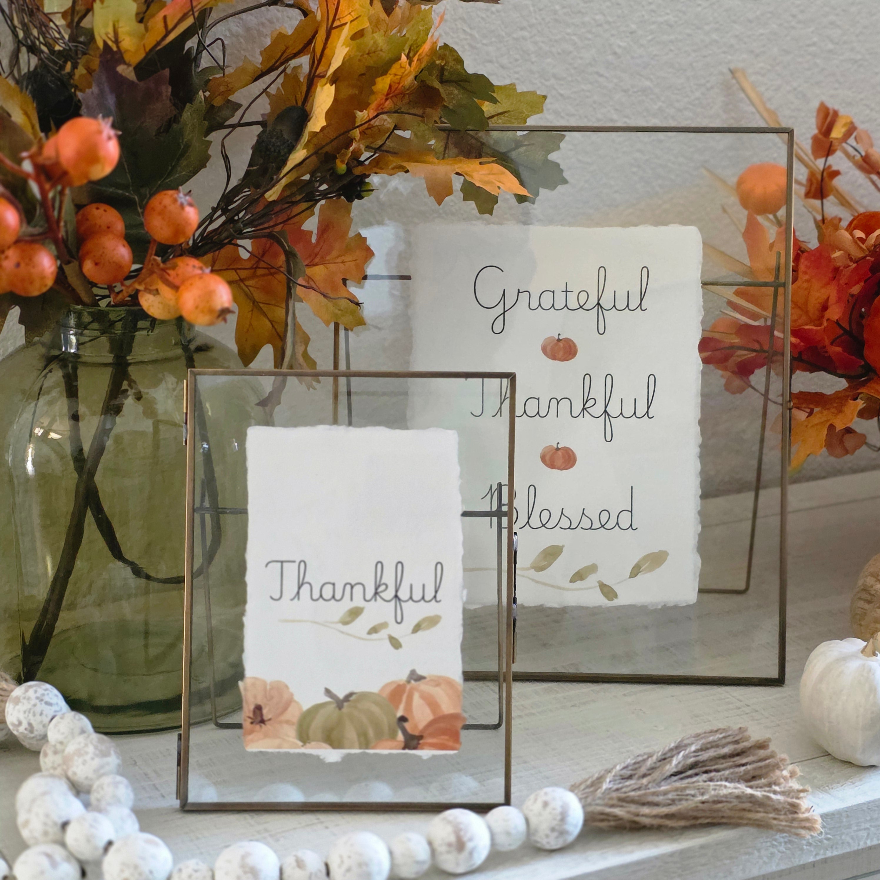 Patina Gold Frame – Medium Vertical Display