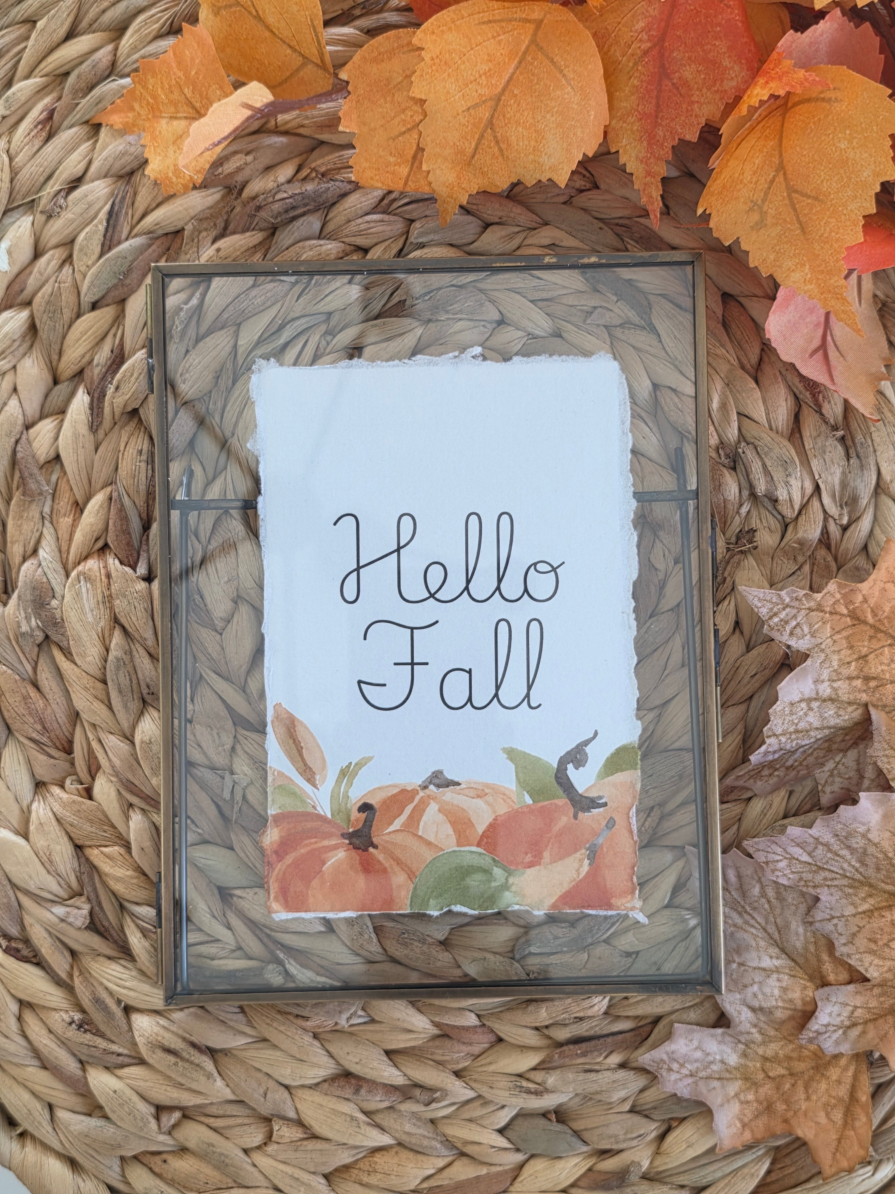 Patina Gold Frame – Medium Vertical Display