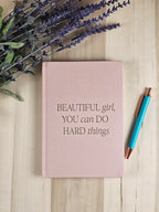 Beautiful Girl Fabric Journal
