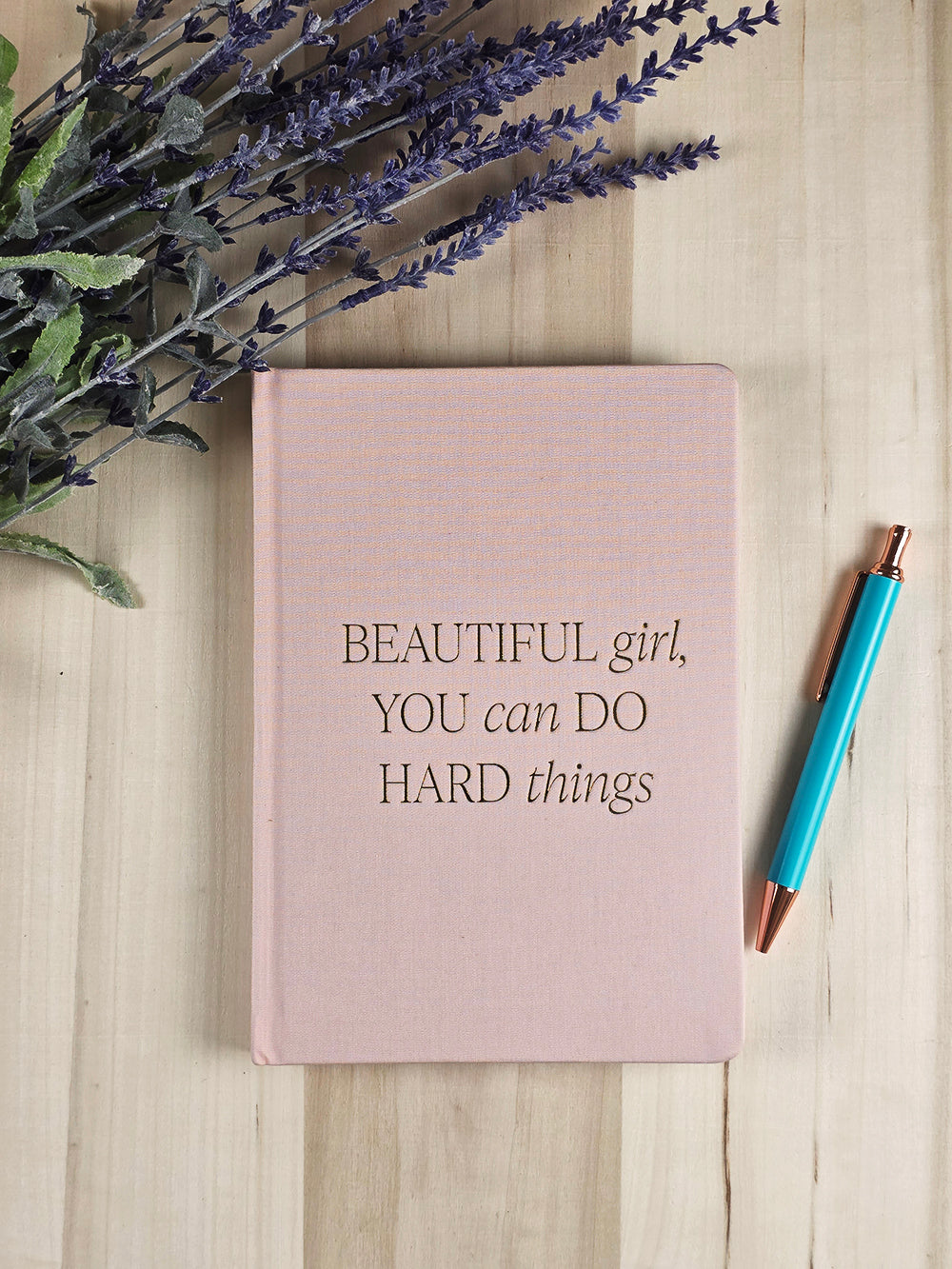Beautiful Girl Fabric Journal