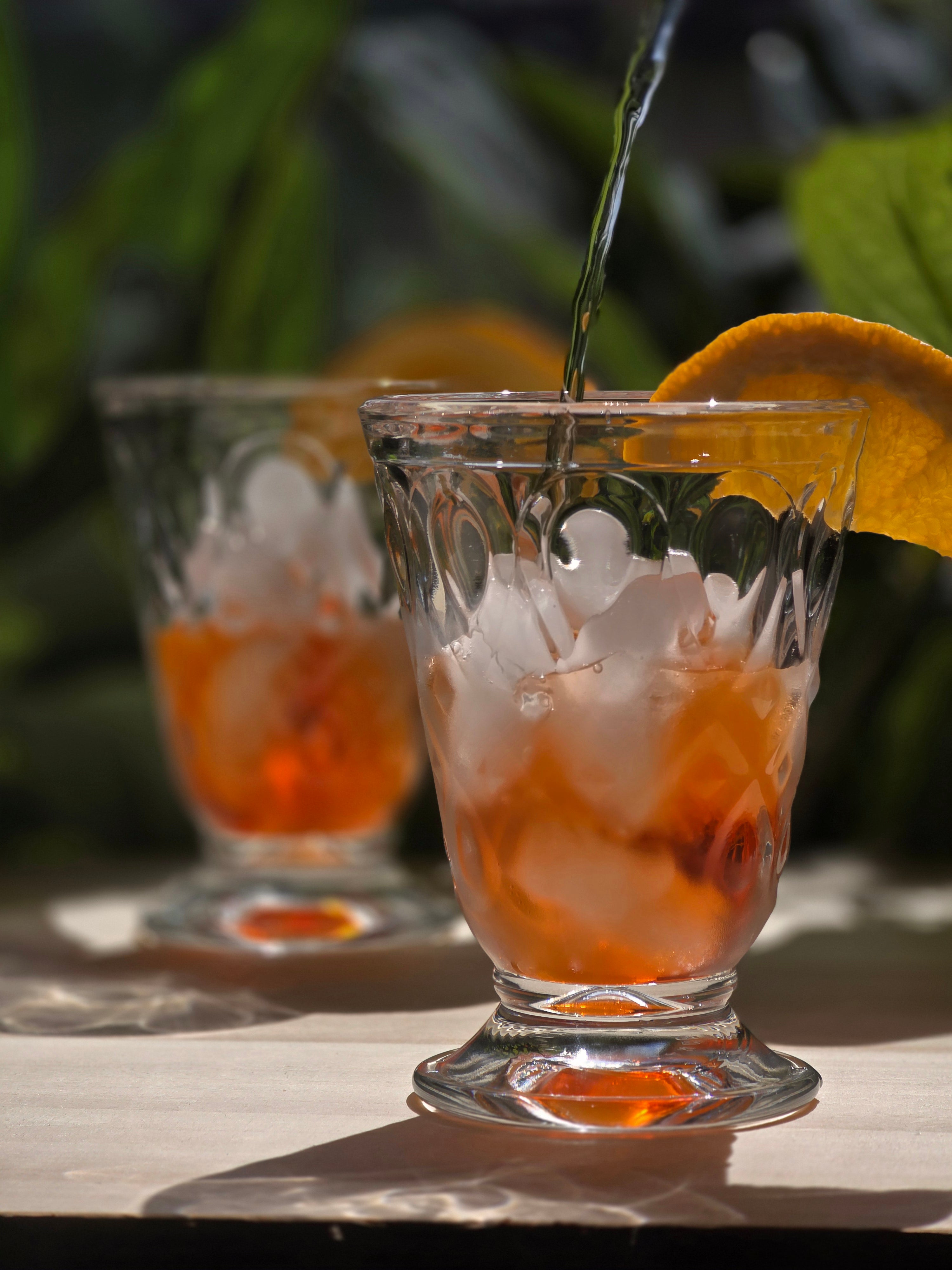 Clear Tumblers — Lyonnais Elegance — Set of 2