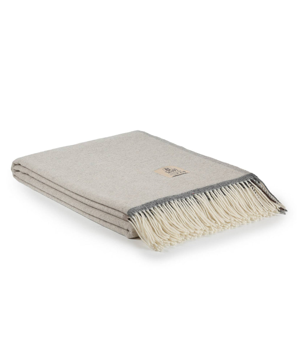 Milano Beige — Cashmere & Merino Wool Throw