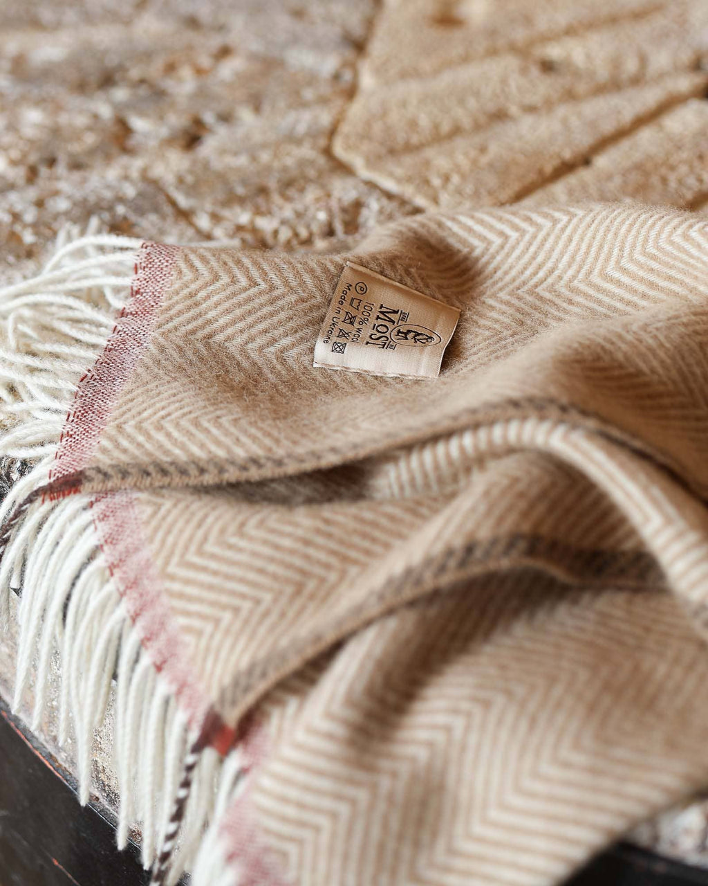 Denver Cream — New Zealand Wool Throw