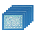 Coastal Sea Life Cotton Placemats — Set of 4