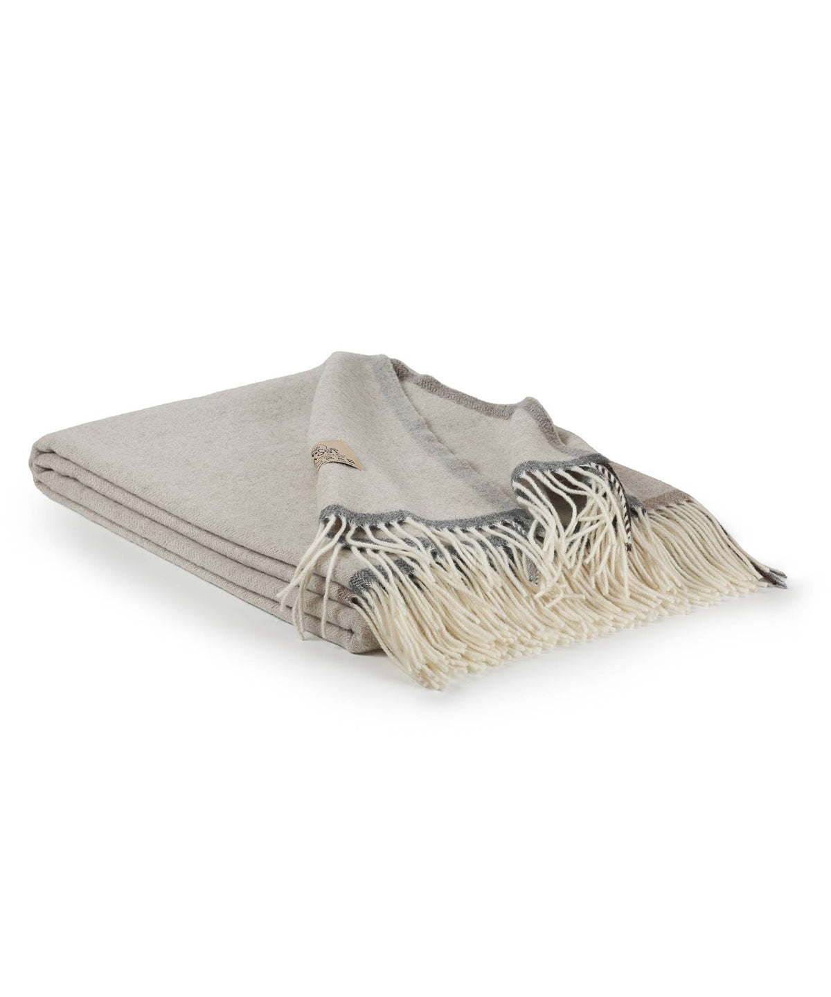 Milano Beige — Cashmere & Merino Wool Throw
