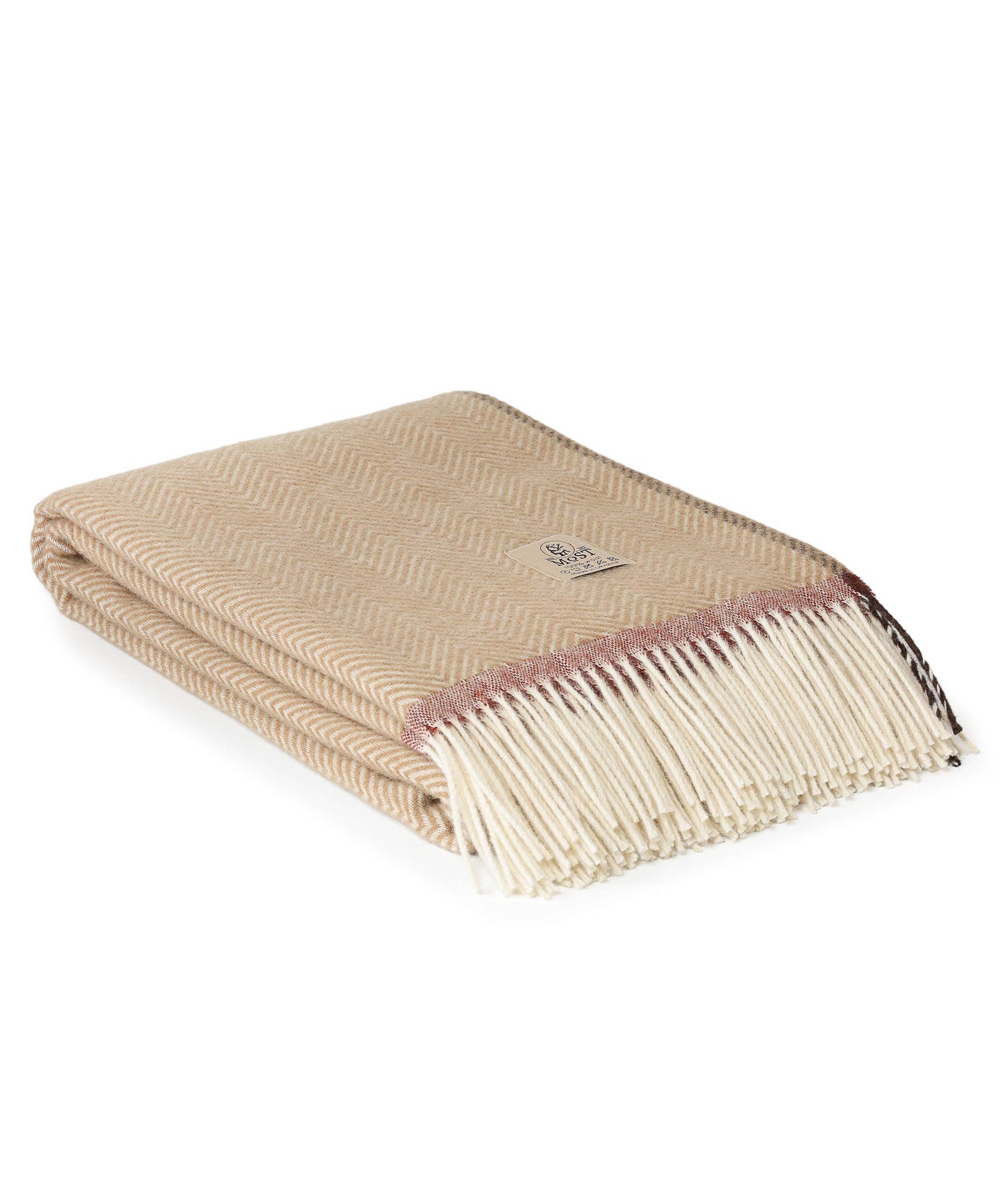 Denver Cream — New Zealand Wool Throw
