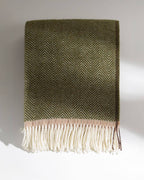 Denver Olive — New Zealand Wool Throw