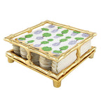 Golden Bamboo — Cocktail Napkin Tray