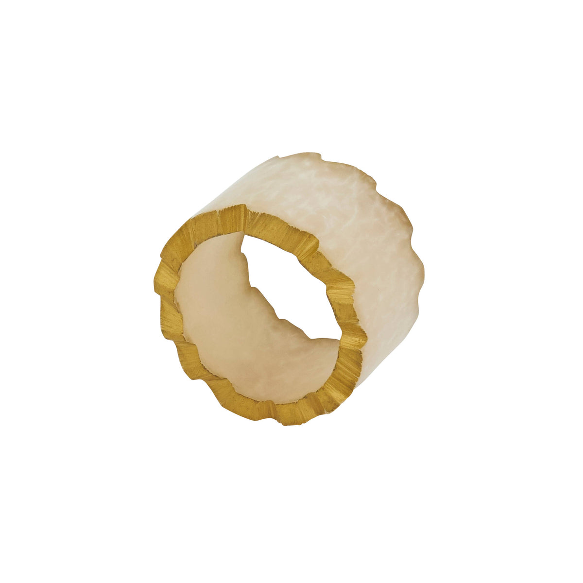Gilded Ivory — Napkin Rings (Set of 4)