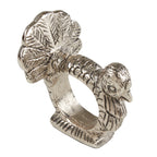 Silver Turkey — Napkin Rings (Set of 4)