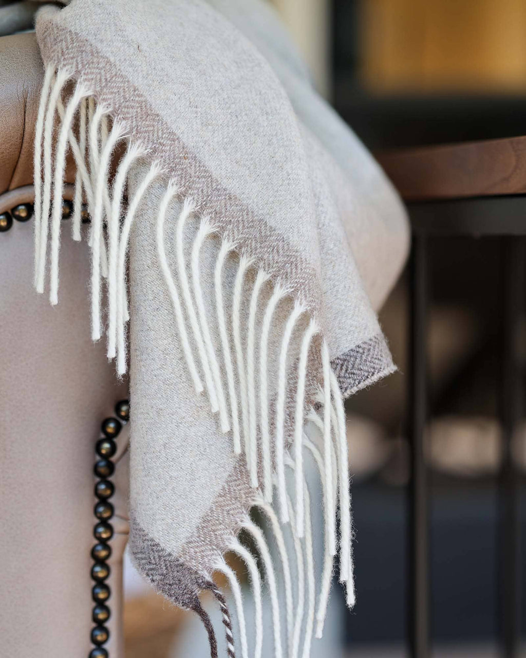 Milano Beige — Cashmere & Merino Wool Throw