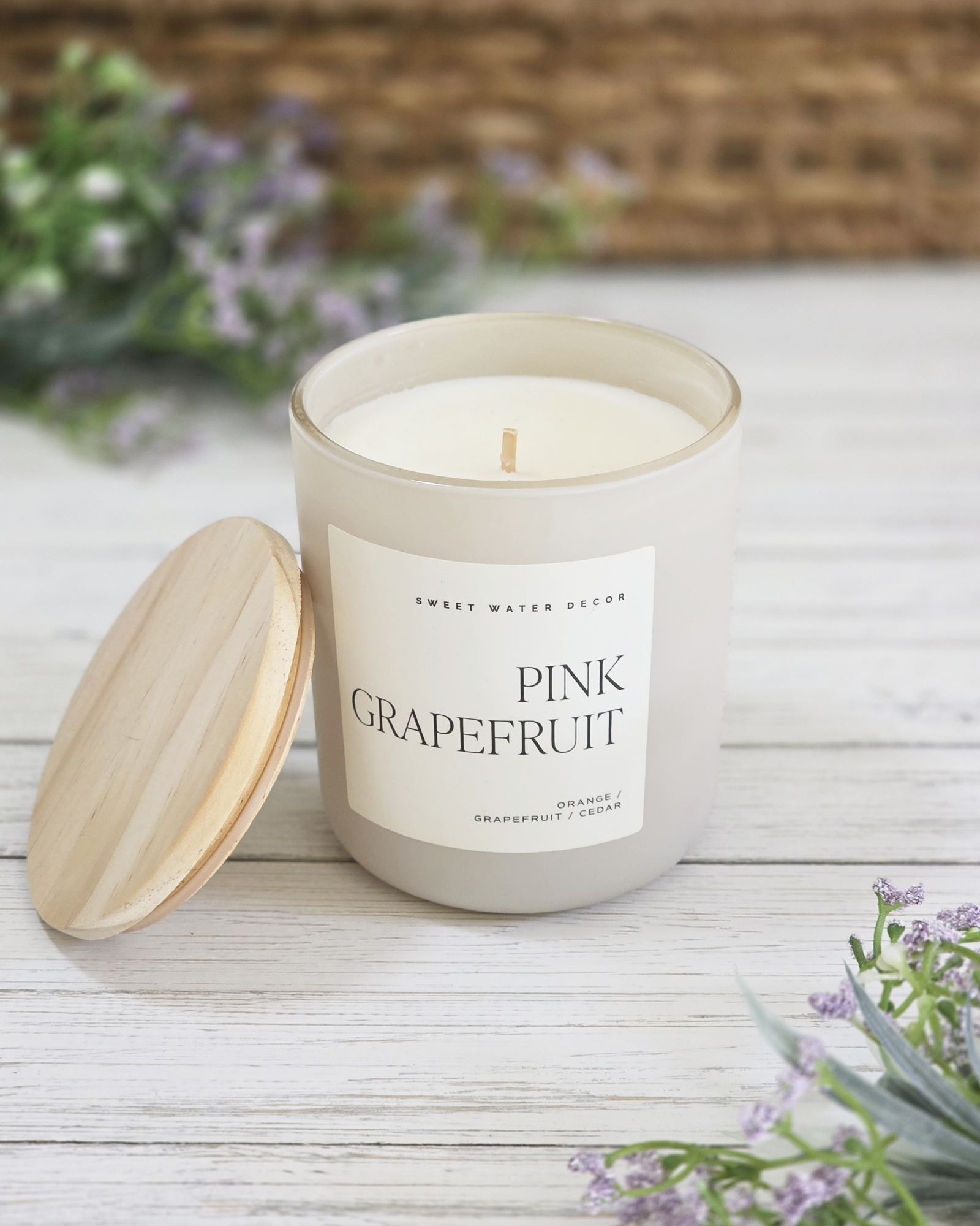 Pink Grapefruit Large Soy Candle
