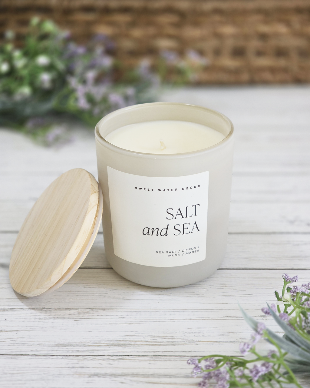 Salt and Sea Large Soy Candle