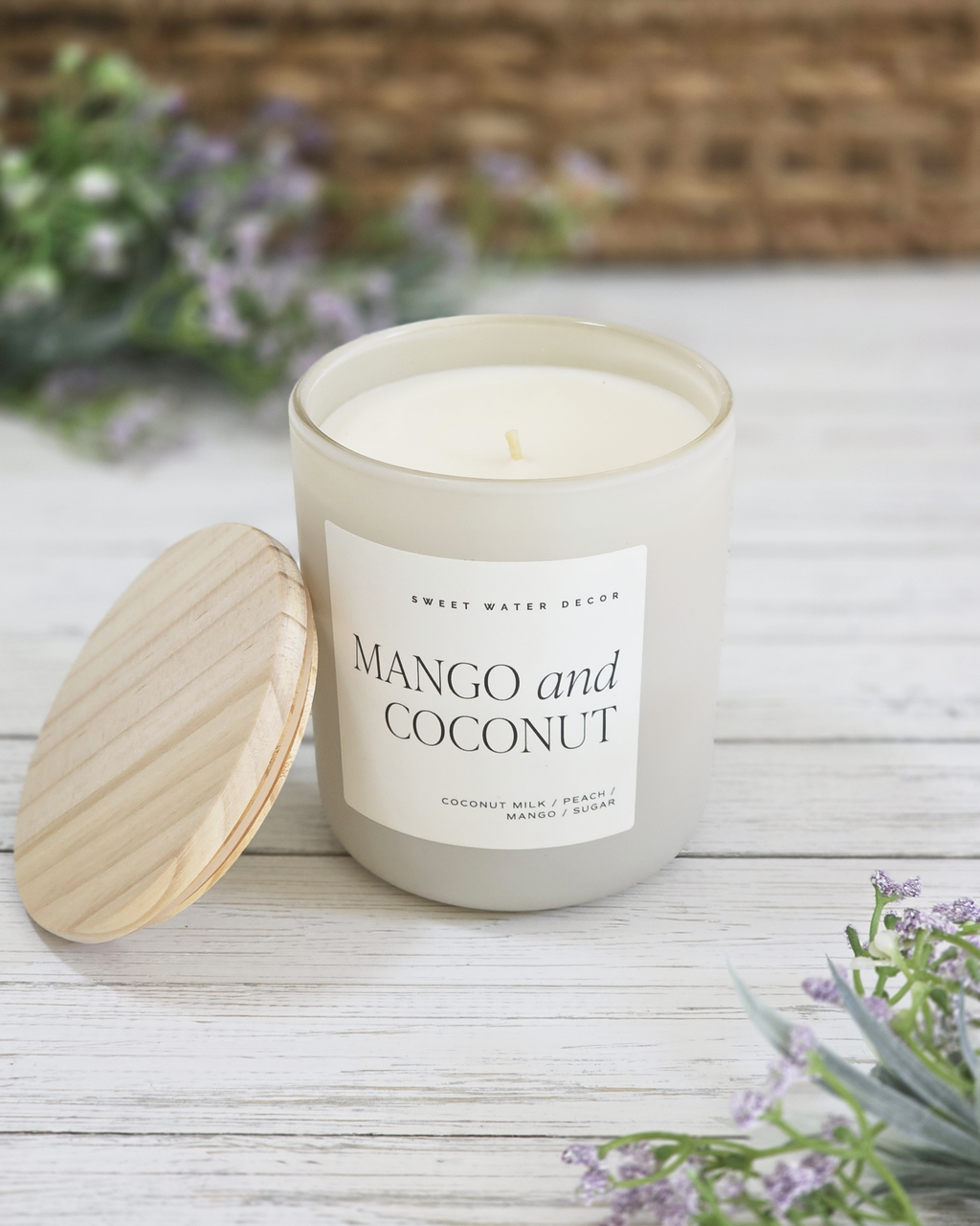 Mango & Coconut Large Soy Candle