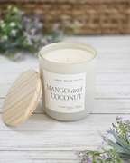 Mango & Coconut Large Soy Candle
