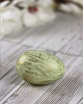 Pistachio & Gold Decorative Easter Eggs – Set of 2