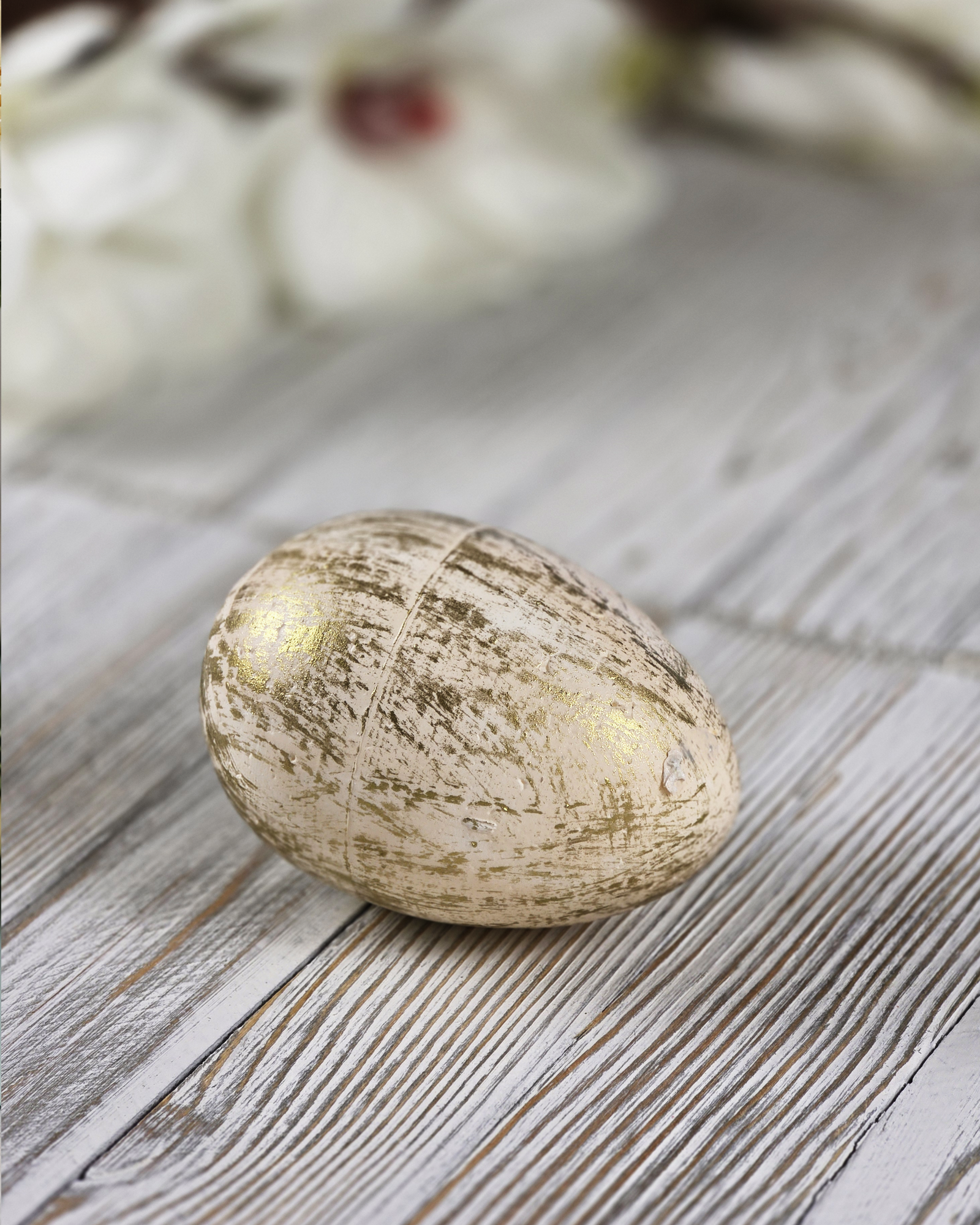 Pink & Gold Decorative Easter Eggs – Set of 2