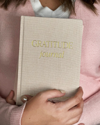 Gratitude Fabric Journal – Daily Prompts for Mindful Living