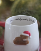 Highland Cow Christmas Mug — Holiday Edition