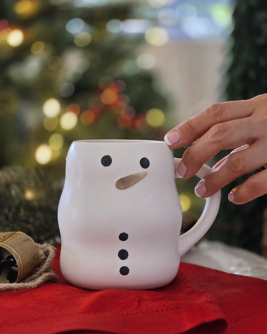 Snowman Christmas Mug — Stoneware Edition