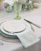 Pistachio Laurel Bunny Salad Plate, Set of 4