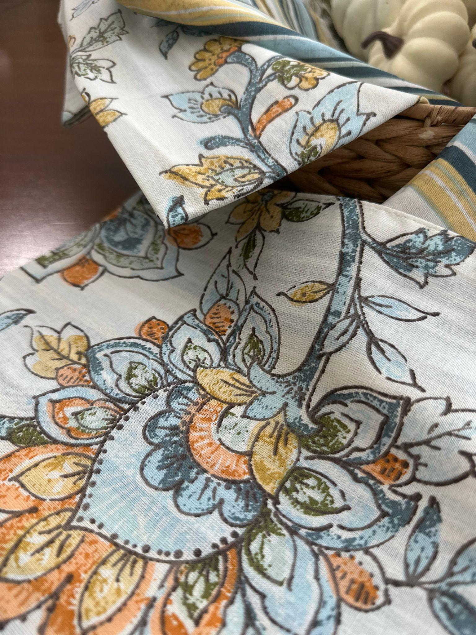 Cotton Reversible Napkins – Ainsley Bloom, Set of 4