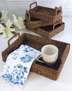 Small Classic Hyacinth Woven Tray