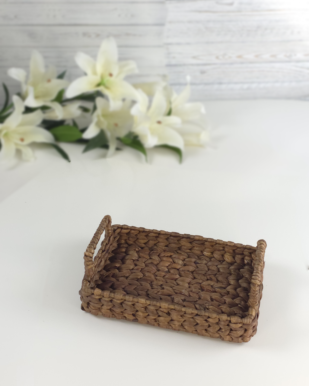 Extra Small Classic Hyacinth Woven Tray