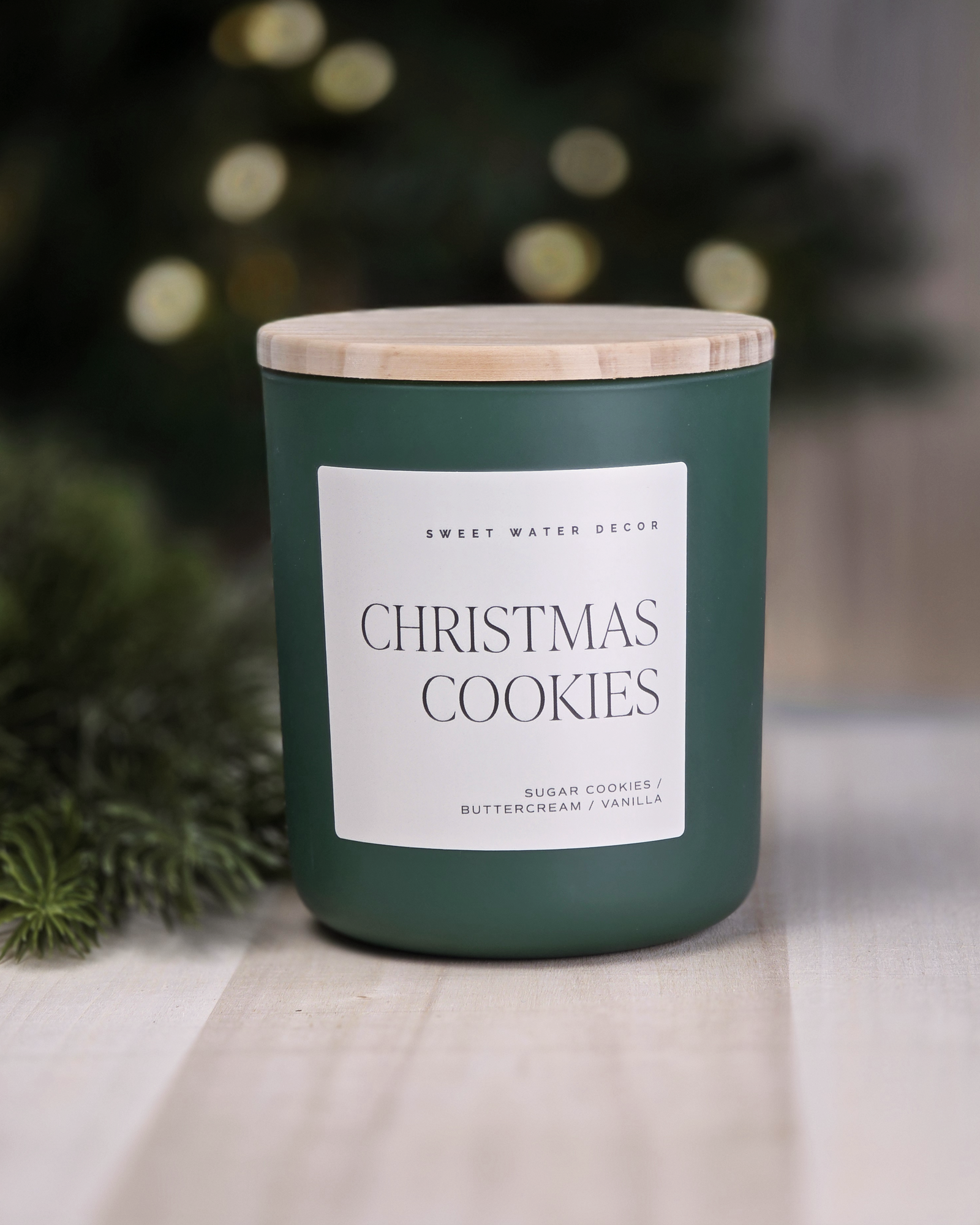 Christmas Cookies Candle – 15 oz Soy Wax in Matte Jar