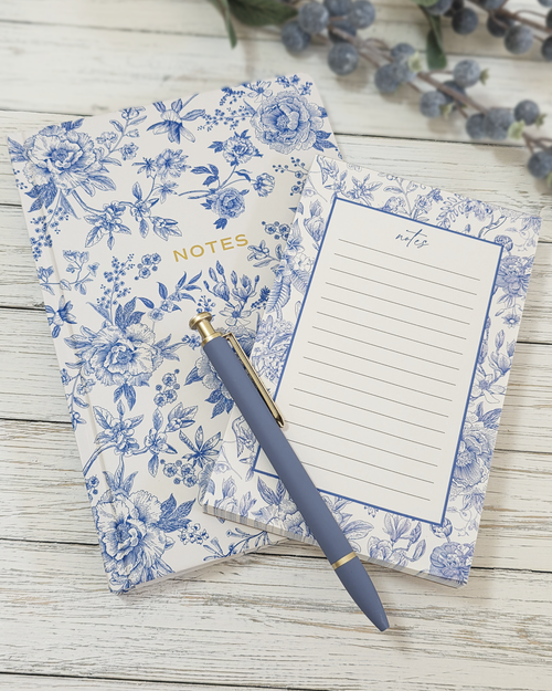 Blue Delft Notepad