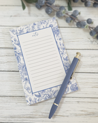 Blue Delft Notepad