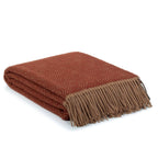 Venezia Warm Red — New Zealand Wool Throw