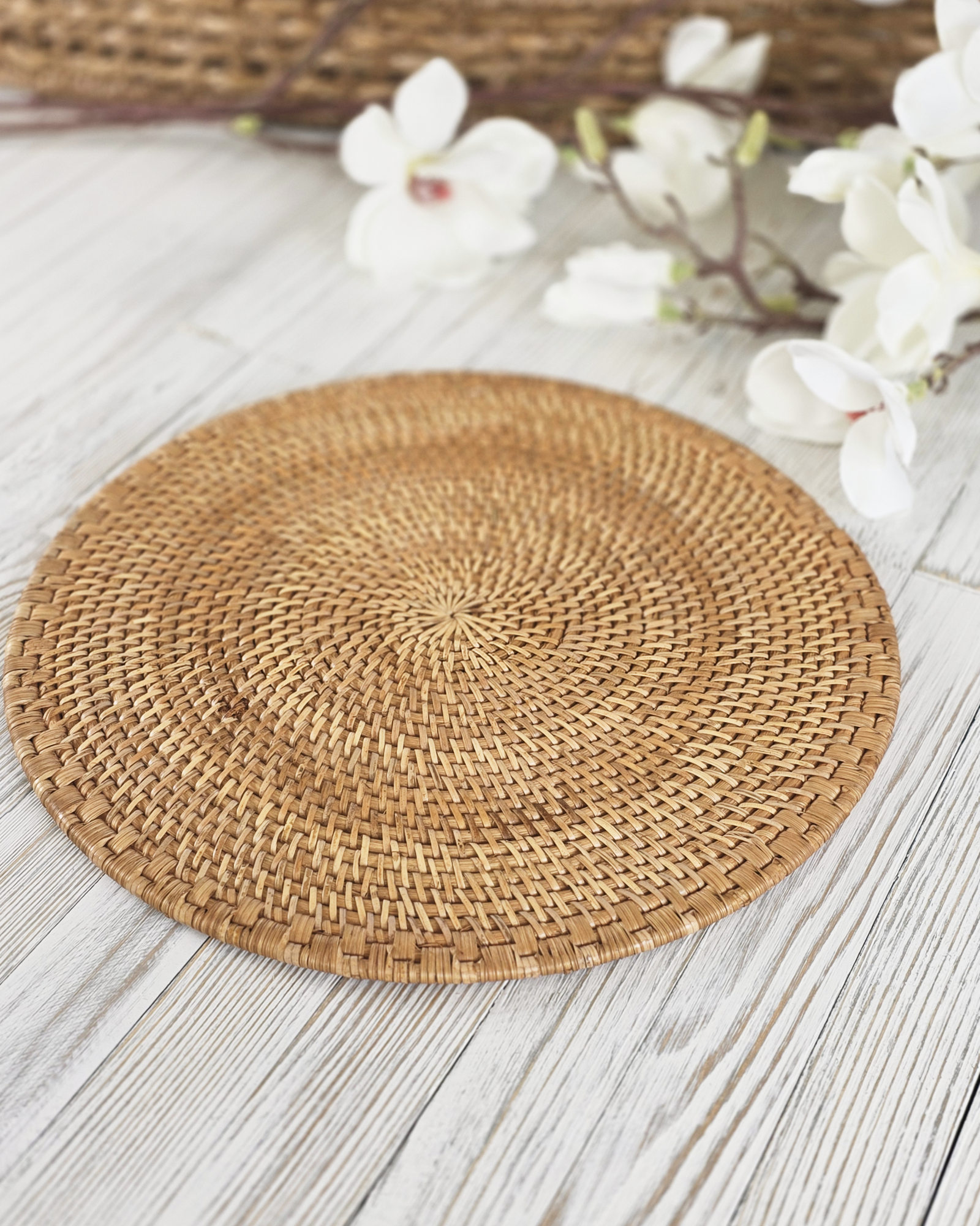 Natural Rattan Charger Plate