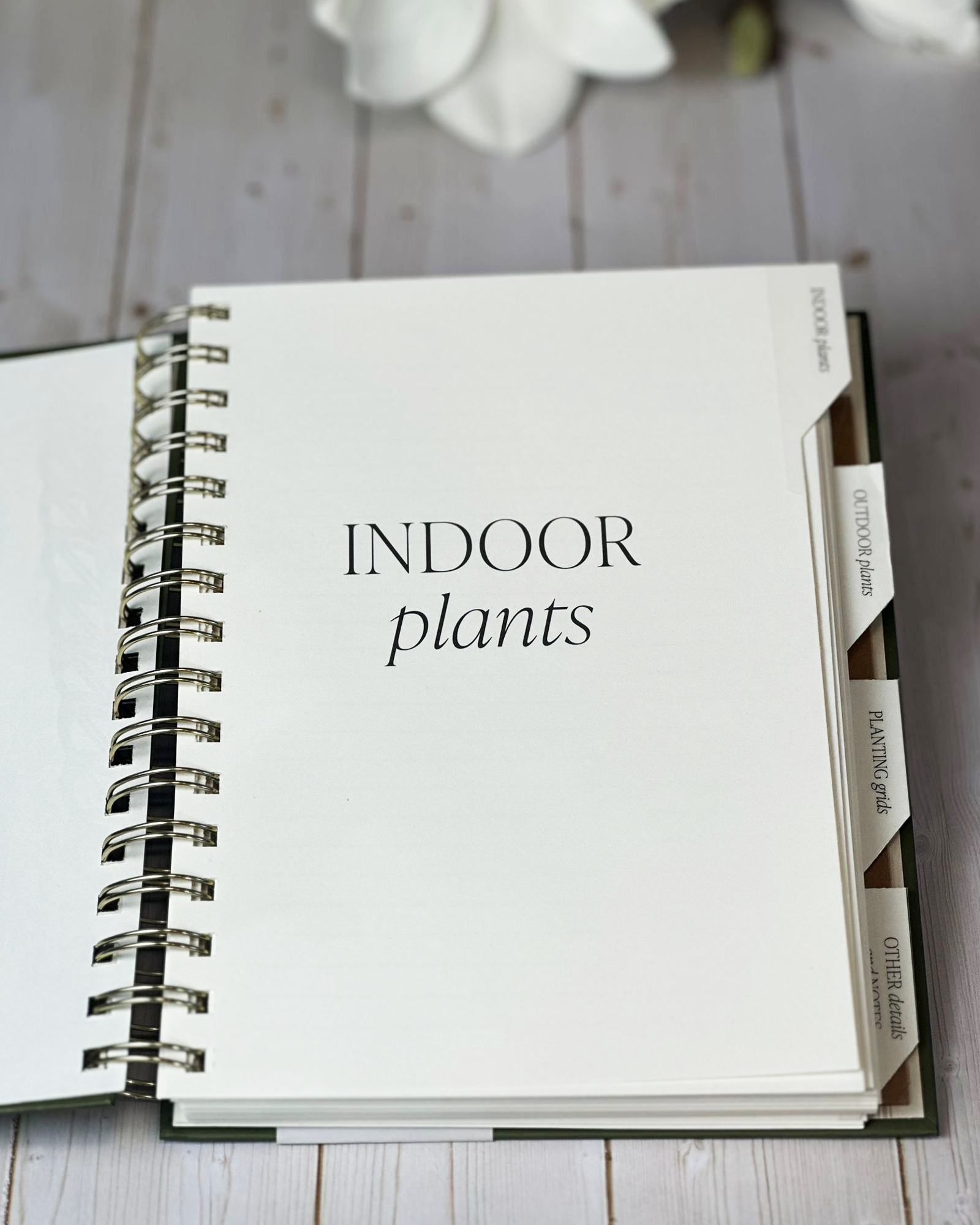 indoor plant journal Sweet Water Decor Guided Plant Journal