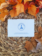 "Harvest Blessings" - Inspirational Seasonal Prints on Cotton Deckle-Edge Handmade Paper
