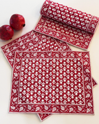 Cotton Hand-Block-Printed Placemats – Charlotte Berry, Set of 4