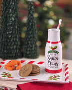 Santa Cookie Plate Set — Red & Holly Green