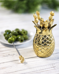 Pineapple Gold Entertaining Picks Set
