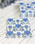 Tilly Blue Cocktail Napkins — Set of 4 Packs