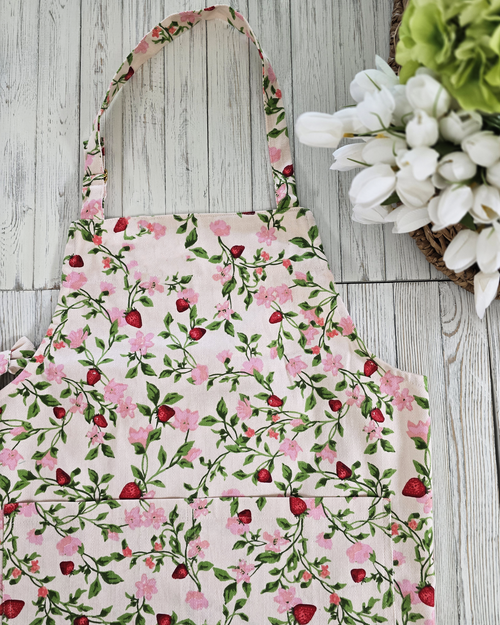 Berry Garden — Cotton Kitchen Apron