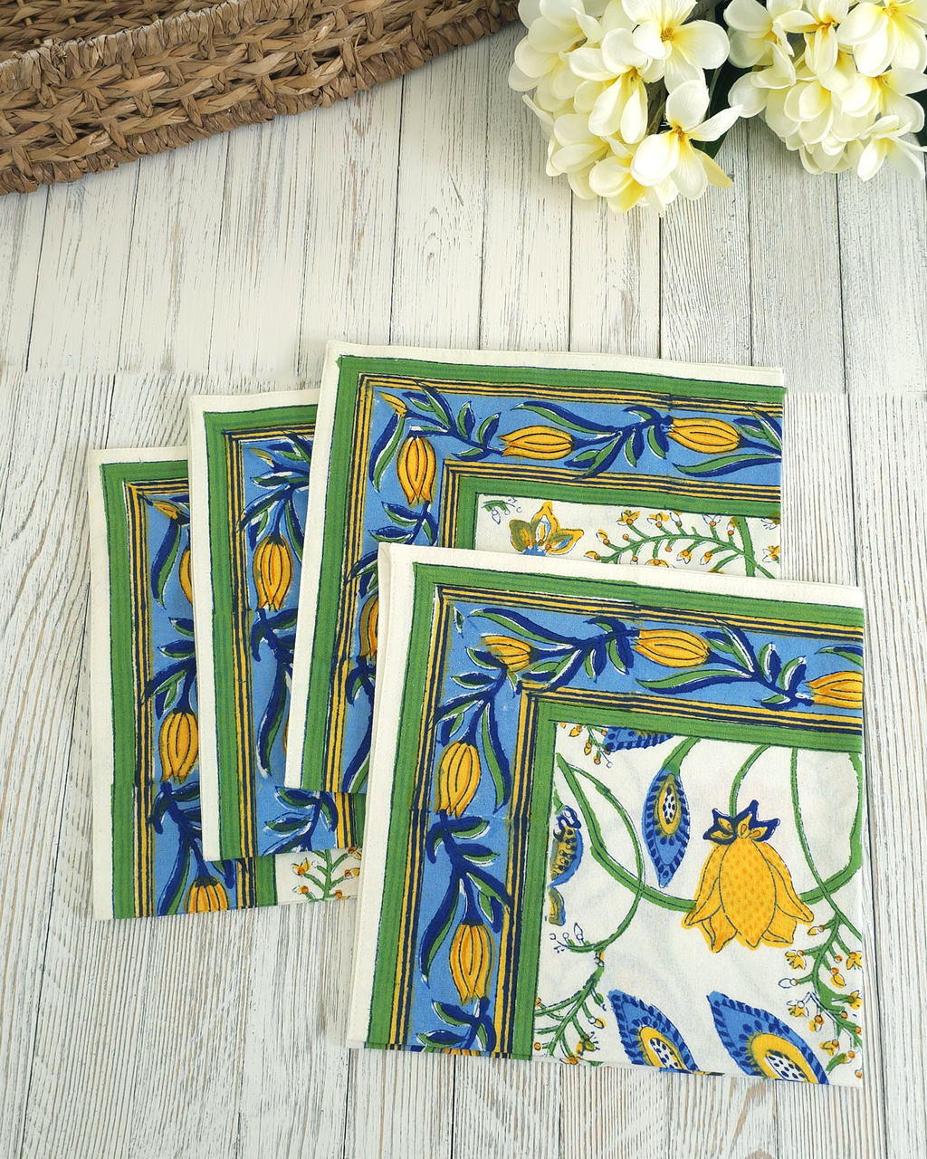 Monet’s Kitchen — Cotton Napkins (Set of 4)