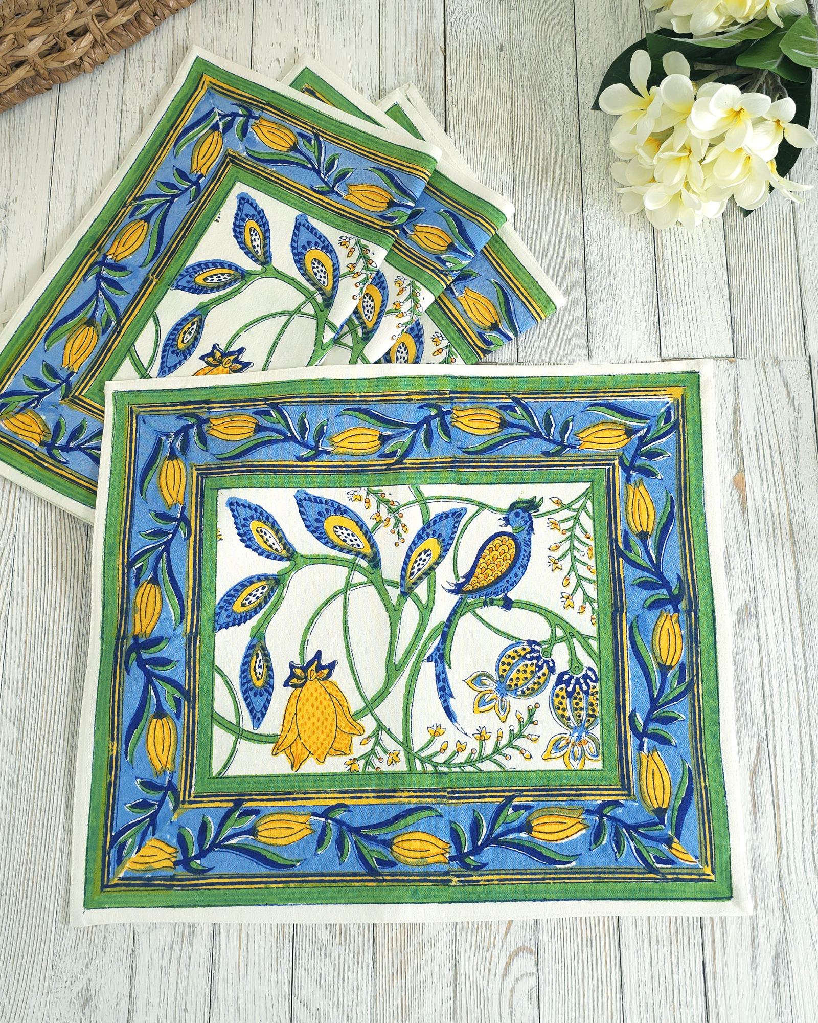Monet’s Kitchen — Cotton Placemats (Set of 4)