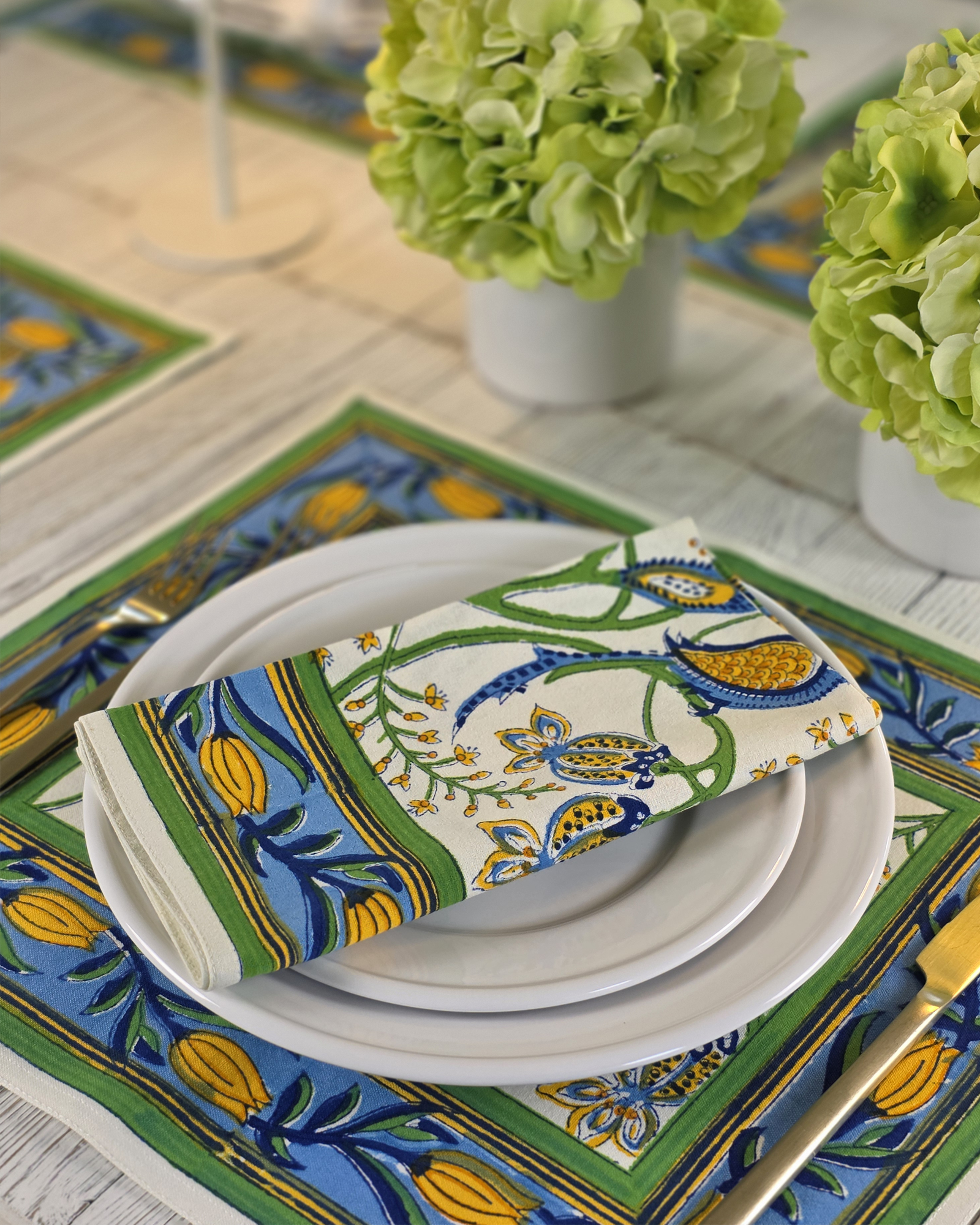 Monet’s Kitchen — Cotton Placemats (Set of 4)