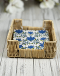 Woven Rattan — Cocktail Napkin Holder