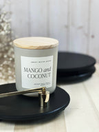 Black Wood Display Riser — Candle & Décor Stand
